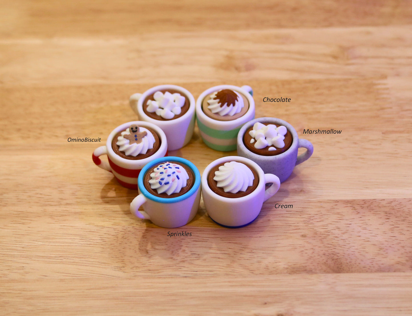 Fidget Hot Coffee Mugs, Mechanical Keyboard Clicker, 3D Printed Fun Toys